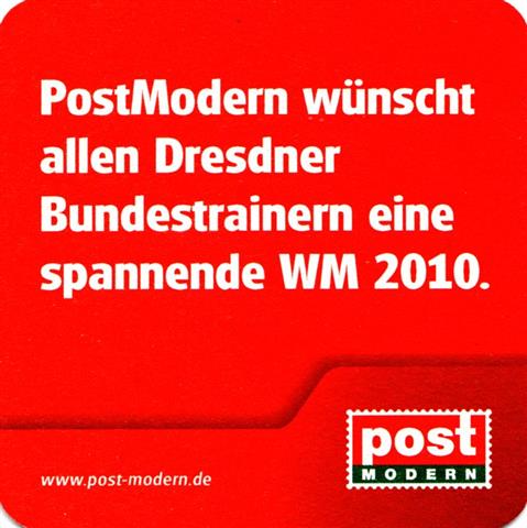 dresden dd-sn post modern 1a (quad185-post modern wnscht-schwarzrot)